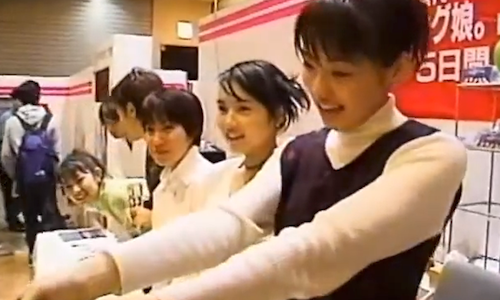昔の『モーニング娘。』の握手会！！懐かしい♡