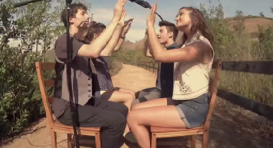 手拍子と歌だけで響かせる、超ハイレベルな「アルプス一万尺」的手遊び歌が美しい！！