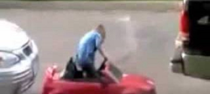 駐車場で割り込まれたときのスマートな報復方法！！