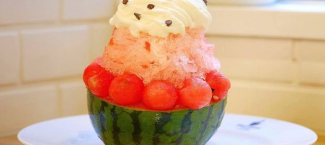 ブラザーズカフェの”まるごとメロン”＆”まるごとスイカ”