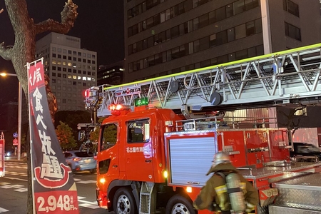愛知県名古屋市で火災発生か
