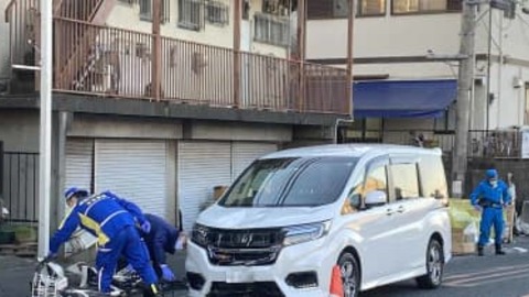 神奈川県川崎市　車が自転車に衝突し男児など2人死亡