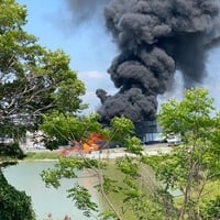 大阪府堺市東区草尾で火事