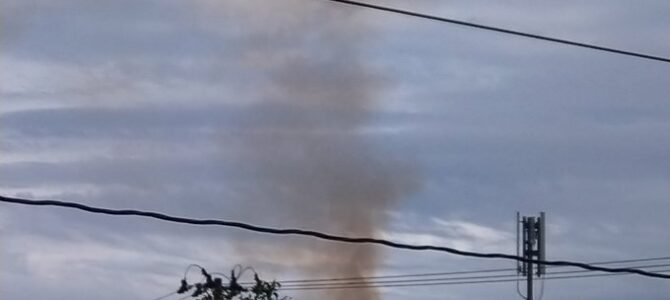 兵庫県姫路市豊富町御蔭付近で火事！　「香寺あたりで火事」