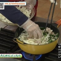 平野レミ、『早わざレシピ』で炒め物の鍋の中に手を突っ込む