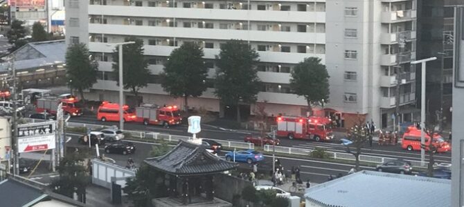 名古屋市営地下鉄東山線 新栄町駅付近で消防車「コープ野村東桜下に消防車が10台以上」 名古屋市営地下鉄東山線 新栄町駅付近で消防車「コープ野村東桜下に消防車が10台以上」