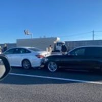 東北道　羽生SA付近で玉突き事故