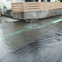 【台風7号】静岡県富士市　富士駅周辺が冠水