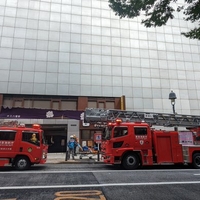 渋谷109で火事発生