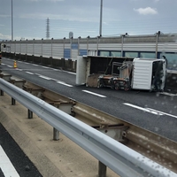 名二環　山田西IC付近で事故