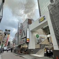 渋谷センター街で火事発生