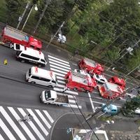 新青梅街道　東京都小平市大沼町で事故
