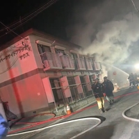 茨城県つくば市春日４丁目　セブンイレブン近くで火事