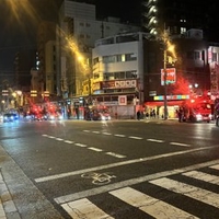 大阪市中央区日本橋　レッドルーフインホテルで火事