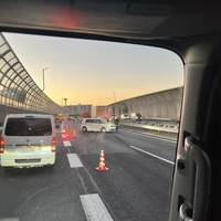 京葉道路 下り 宮野木JCT～穴川IC付近で事故