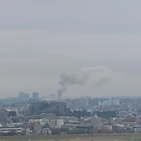 東京都大田区中央 池上付近で火事！