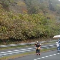 中央道 上り 大月IC付近で事故 中央道 上り 大月IC付近で事故