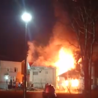 北海道苫小牧市春日町3丁目付近で火事