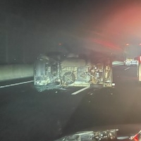 圏央道　久喜白岡IC→幸手IC付近で事故