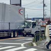 国道16号 外回り 埼玉県春日部市南中曽根で事故