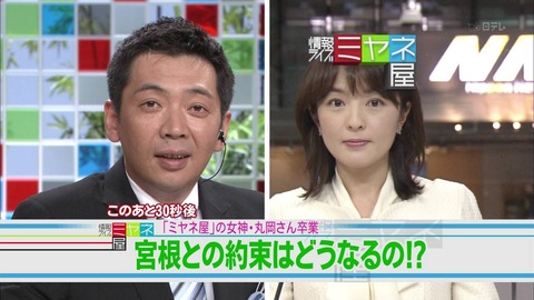 ミヤネ屋でスタジオが凍る 「錦織選手って福原愛ちゃんと別れたの？」