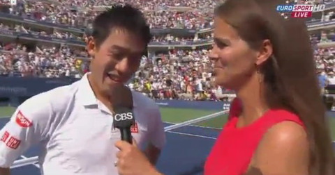 【速報】錦織圭がジョコビッチに3-1で勝利し日本人初の決勝進出！！！(全米オープン準決勝 結果 画像あり)