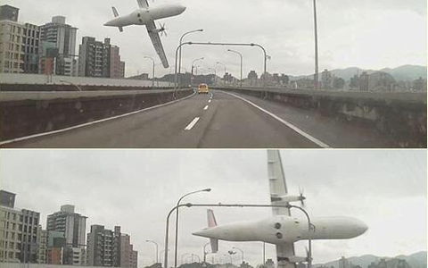 【速報】台湾で58人乗ったトランスアジア航空の旅客機が墜落！！（動画、画像あり）