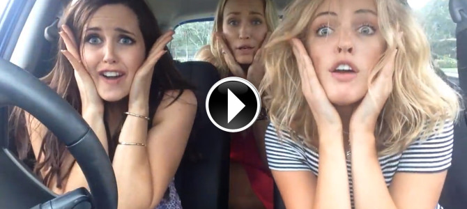 ３人の美女が熱唱する姿がエロかわ！