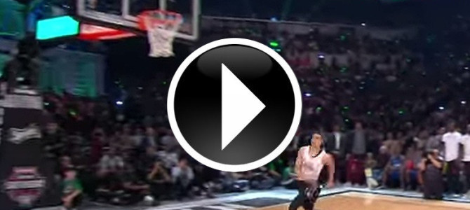 審査員５人全員が満点！　ダンク王に輝いた技！！