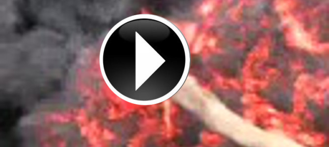 マグマでバーベキューをしてみた！！