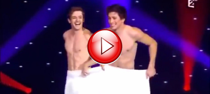 タオル1枚でTVに登場した全裸芸人。決して局部を見せない巧みな技で観客を魅了