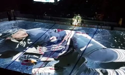 ＮＨＬのプロジェクションマッピング！！