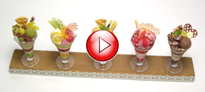 ミニチュアパフェ♡