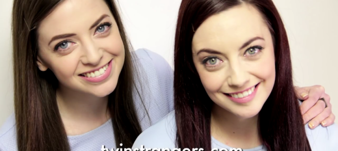 この２人「双子」ではない。全くの他人？