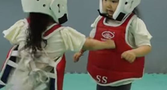 世界一可愛いテコンドーの試合！！