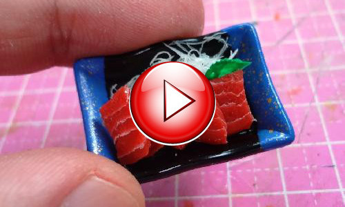 ミニチュア 刺身♡