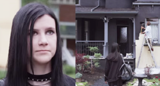 【感動】家を真っ黒に塗りつぶしてしまう父親。周囲に馴染めない娘に送った最高のプレゼント！