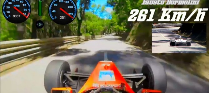 スピード感半端ない！フォーミュラカーで公道ヒルクライム