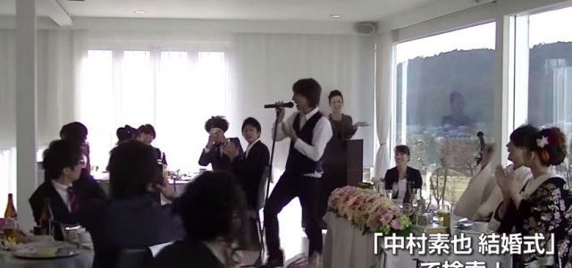 禿げてるＢ’ｚが結婚式に乱入！シャウトしながらカツラをふっ飛ばすw