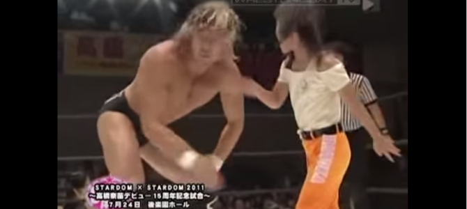 もし9歳の少女がプロレスのリングに上がってしまったら？⇒この少女、何者！？