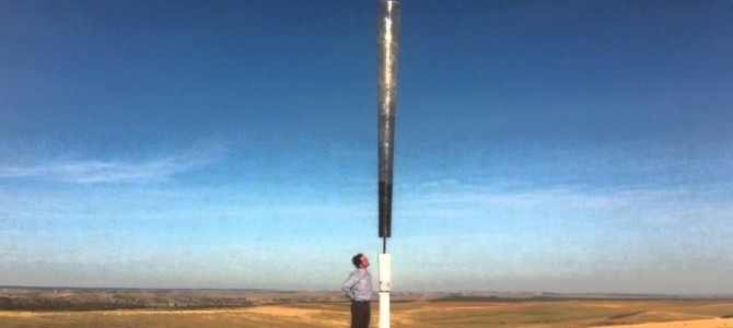 プロペラは必要無い！？建設コストが低い新型の風力発電装置！！