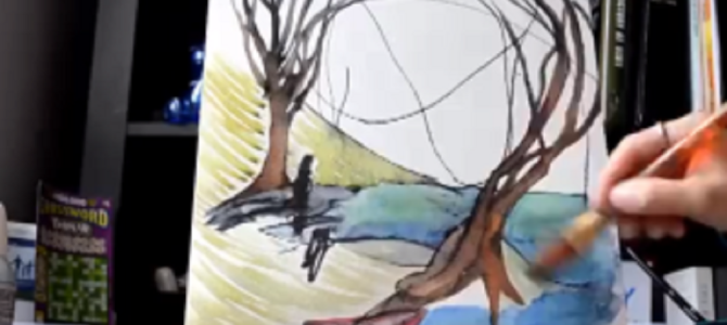 2歳の娘のイタズラ描きをママが芸術的な絵に！クオリティ高すぎな「仕上げはお母さん」！