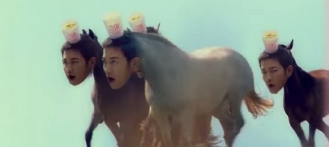 佐藤健が馬になってるし…カップヌードルＣＭがwwww