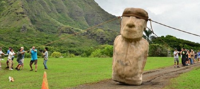 歩くモアイ像！古代の人々がモアイ像を移動した驚きの方法とは？