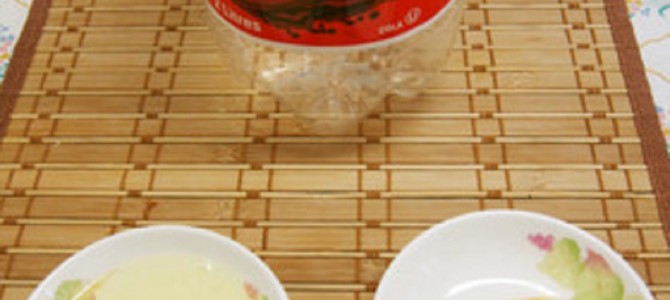 ペットボトルを使って生玉子の黄身と白身を分ける超簡単な方法！！