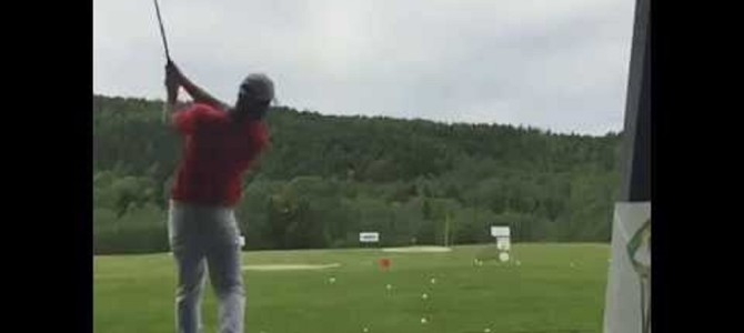 ゴルフのトリッショットが超ハイレベル！！