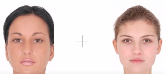 中心を見つめていると、女性の顔がだんだん「怪物」に見えてくる不思議な映像！！