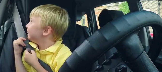 もしもタクシードライバーが3歳の男の子だったら！？