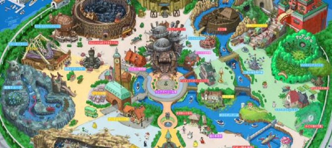 ファンが妄想で描いた”東京ジブリーランド”が素敵すぎる！