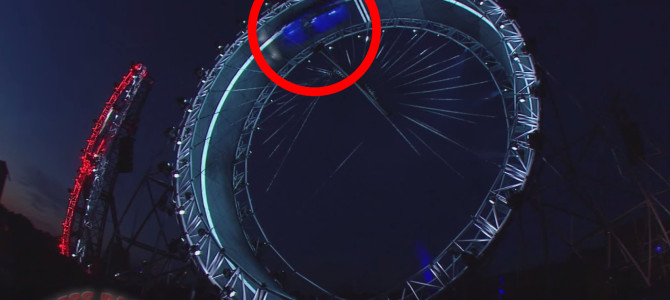 フル加速したジャガーで世界最大の宙返りに挑戦！CG一切無しの本気スタント！